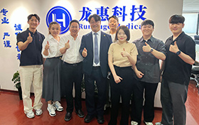 韩国客户代表团到访龙惠科技，共话合作新篇章